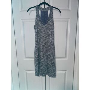 MPG Women's Purple Athletic Dress , V-Neck Racerback Pockets Activewear